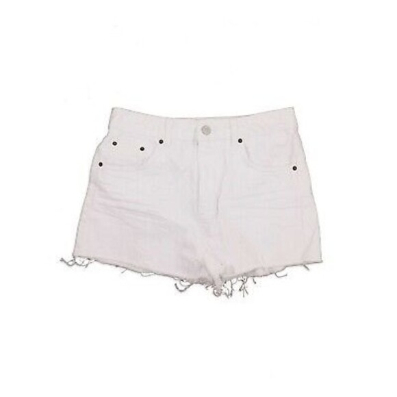 STS Blue Nordstrom Juniors Mini Shorts Size 9 Crochet Denim White NWT B70 - Picture 1 of 2